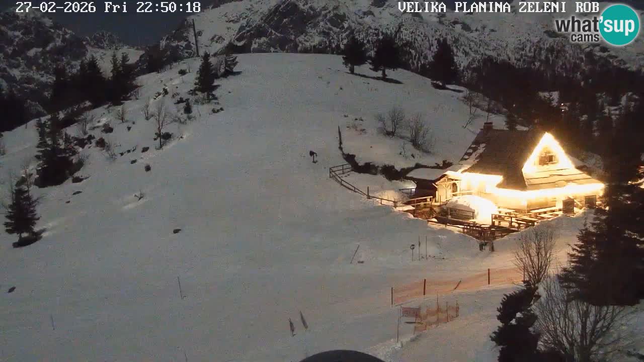 Zeleni Rob | Webcam live Velika Planina