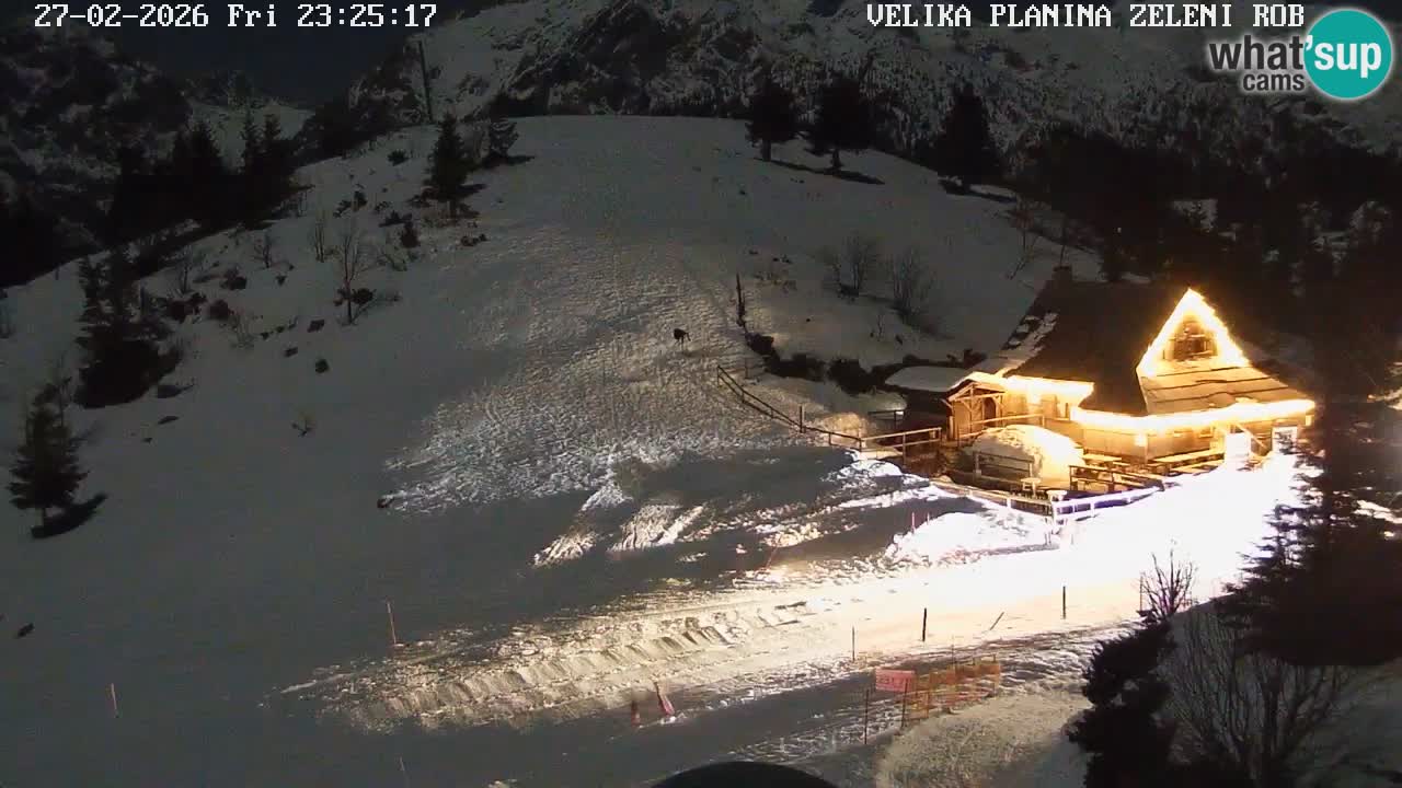 Zeleni Rob – Webcam live | Velika Planina