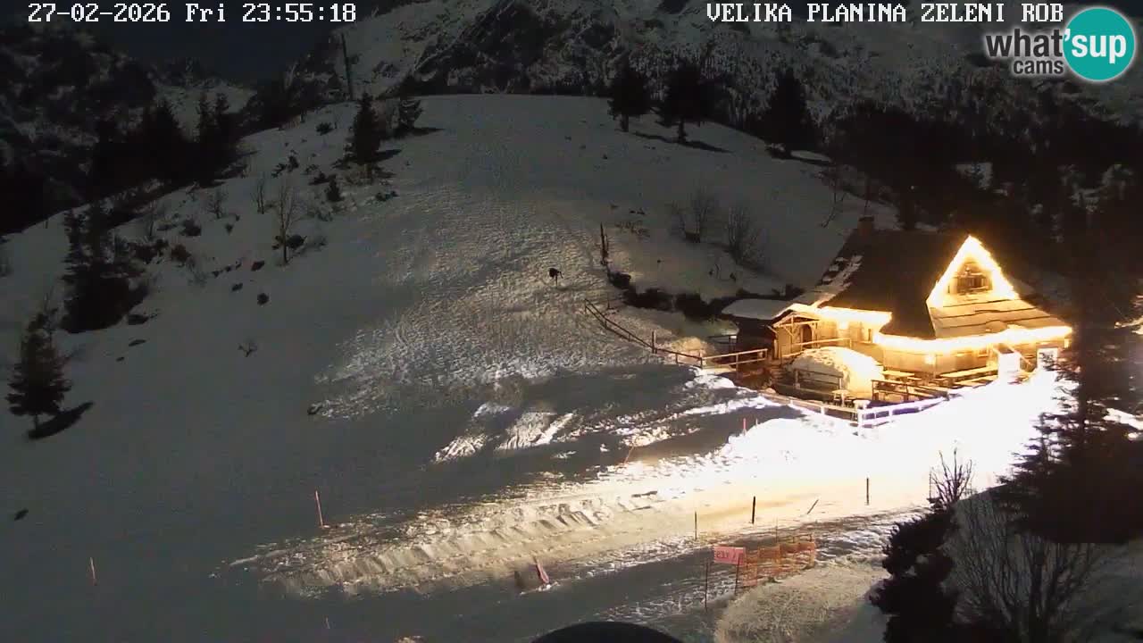 Zeleni Rob – Webcam live | Velika Planina