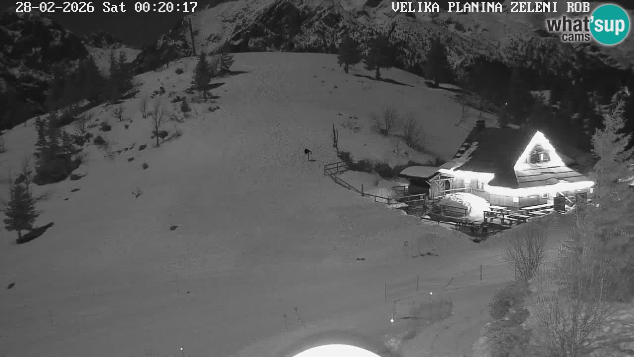 Zeleni Rob – Webcam live | Velika Planina