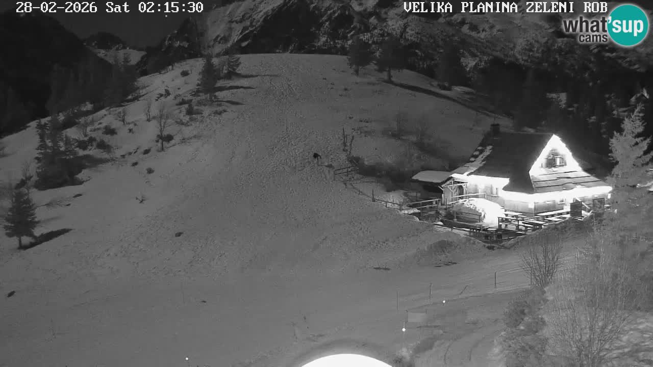 Zeleni Rob – Webcam live | Velika Planina