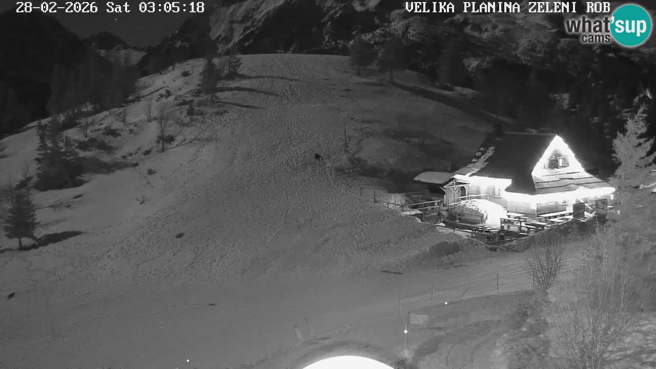 Zeleni Rob | Web kamera Velika Planina