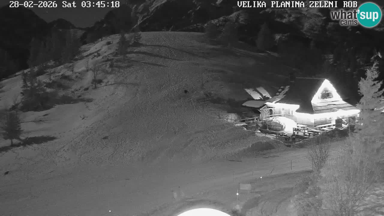 Zeleni Rob | Web kamera Velika Planina
