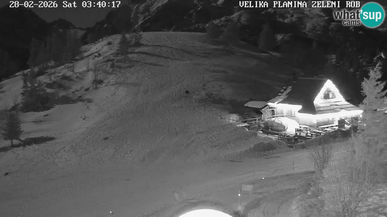 Zeleni Rob – Webcam live | Velika Planina
