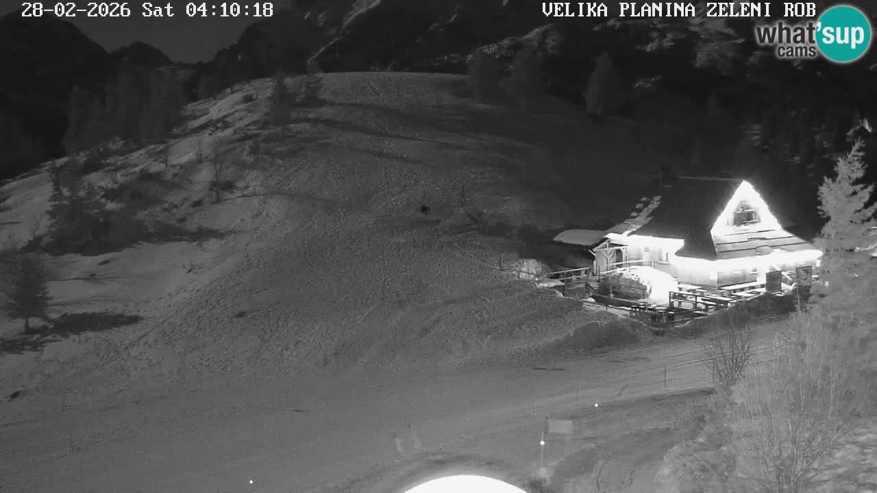 Zeleni Rob – Webcam live | Velika Planina
