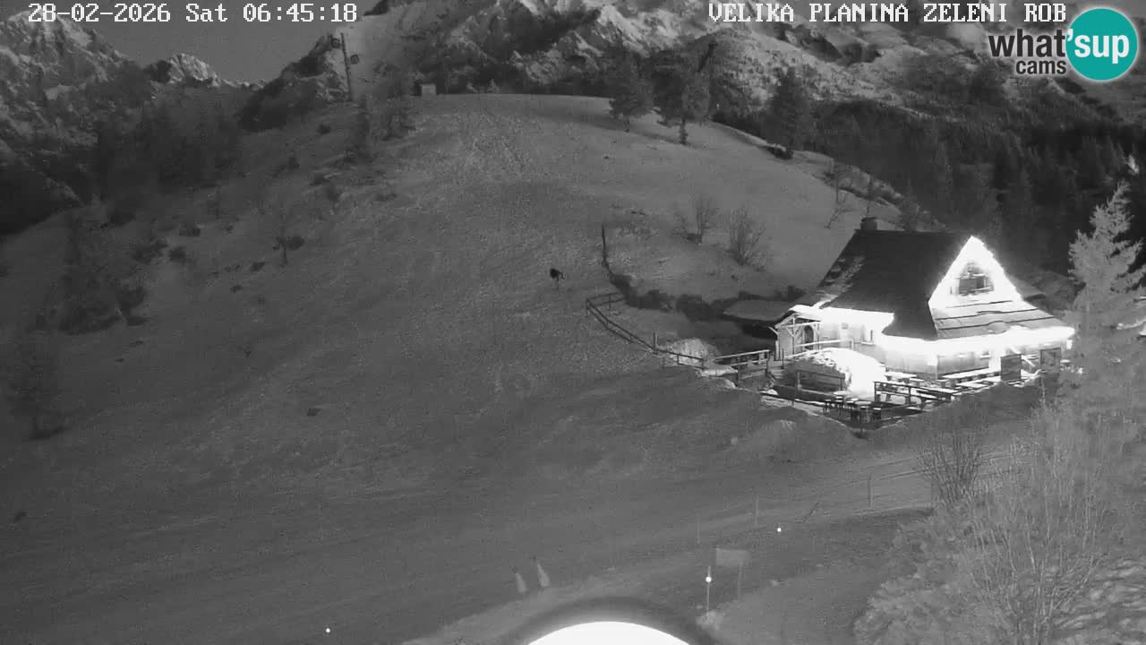 Zeleni Rob – Webcam live | Velika Planina