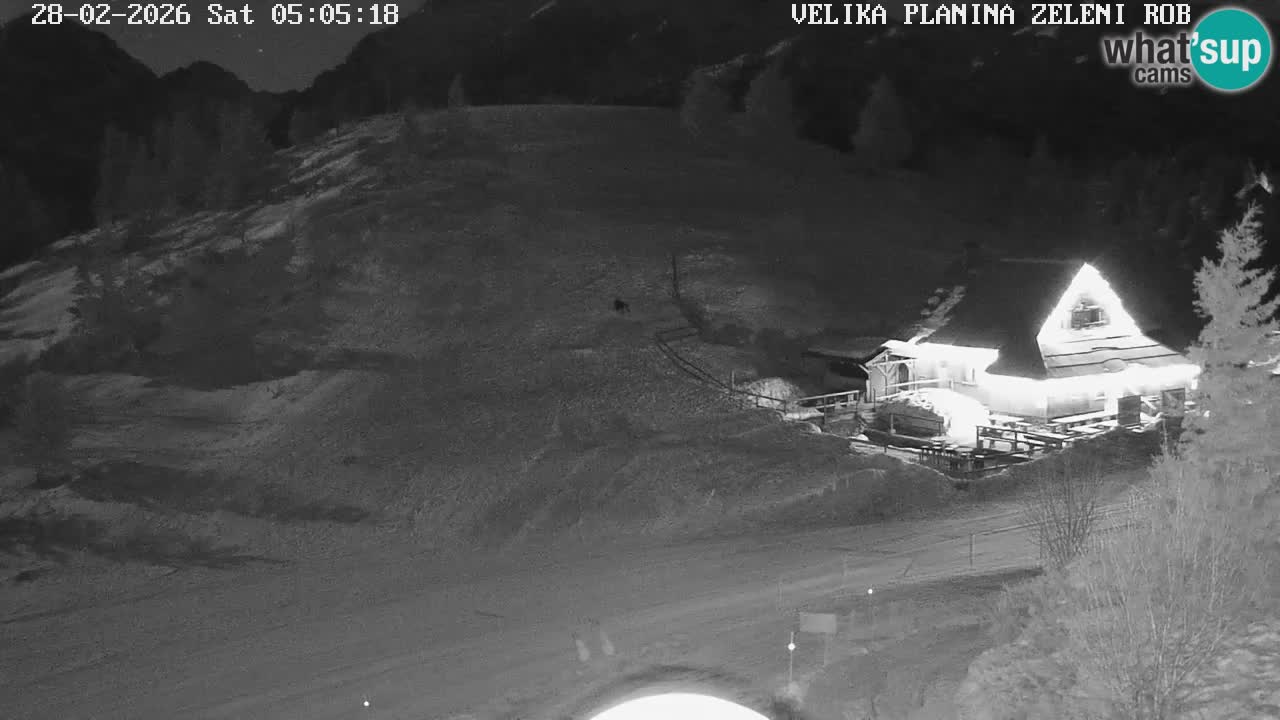 Zeleni Rob | Webcam en vivo Velika Planina