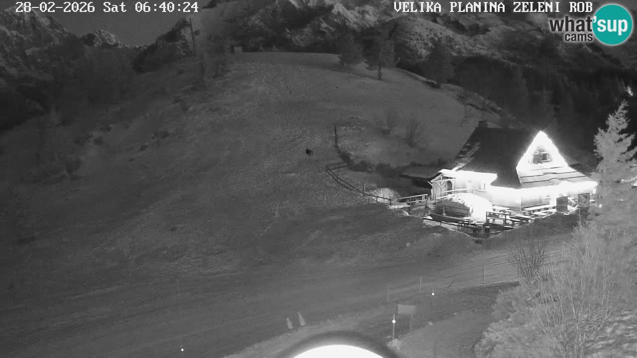 Zeleni Rob – Webcam live | Velika Planina