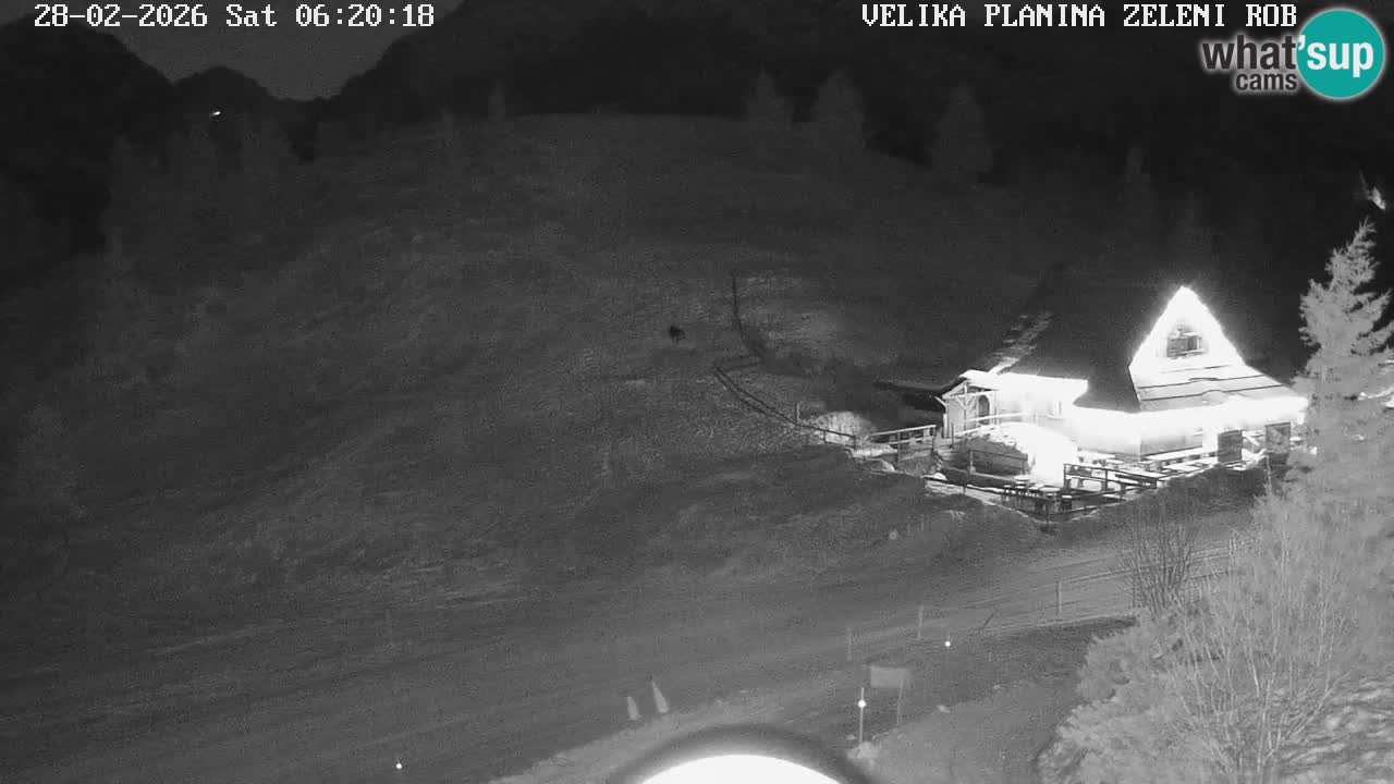 Zeleni Rob | Web kamera Velika Planina