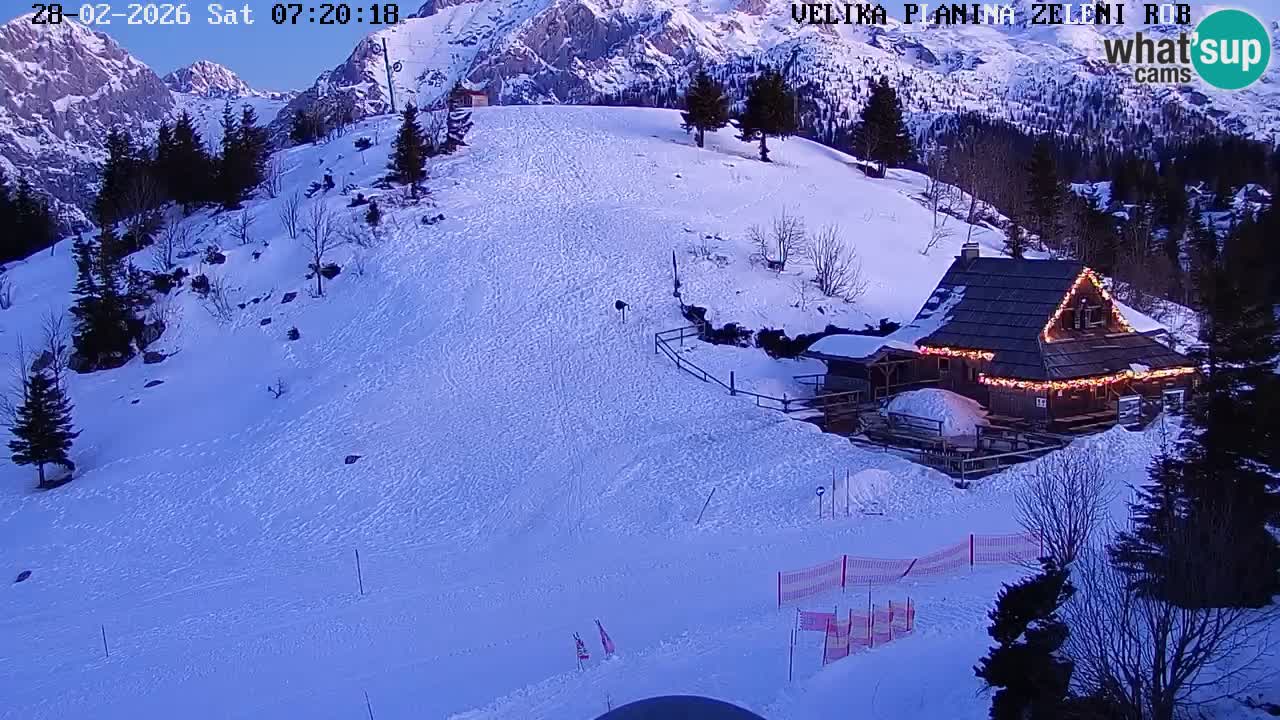 Zeleni Rob | Web kamera Velika Planina