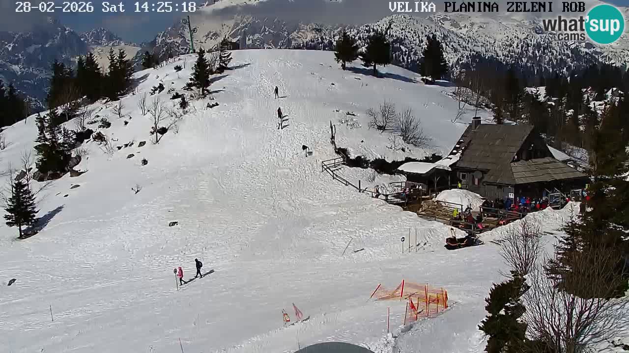 Zeleni Rob | Webcam live Velika Planina
