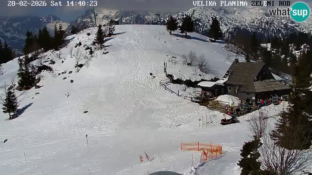 Zeleni Rob | Webcam live Velika Planina