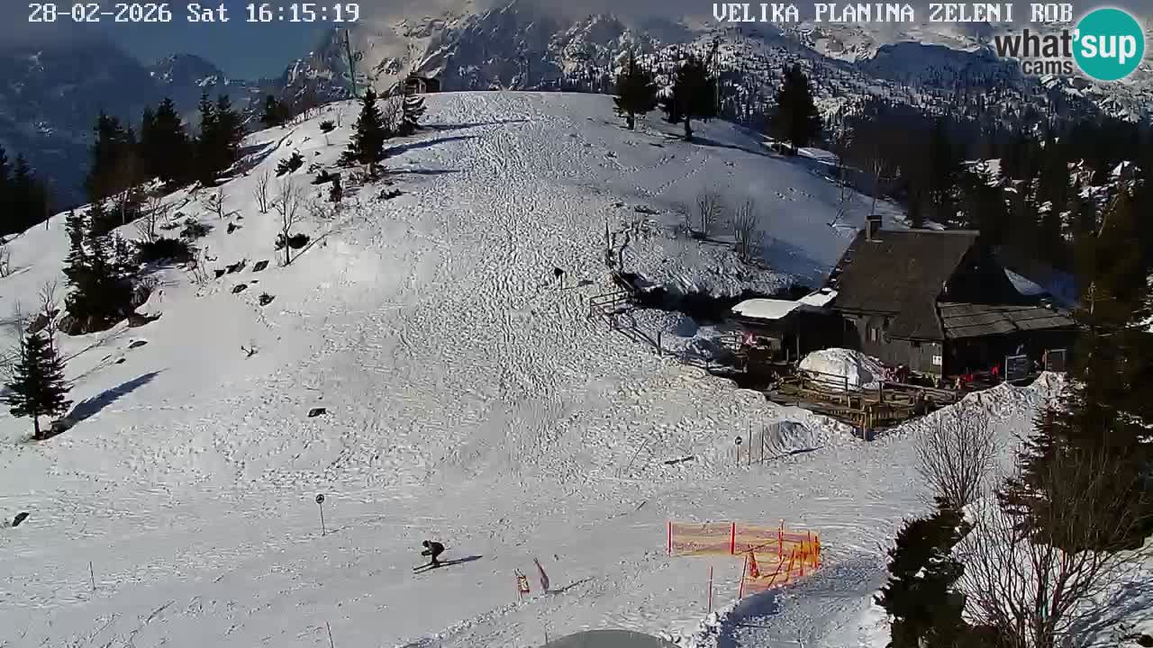 Zeleni Rob | Webcam live Velika Planina