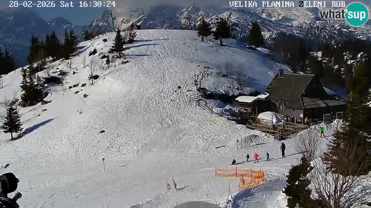 Zeleni Rob | Webcam live Velika Planina