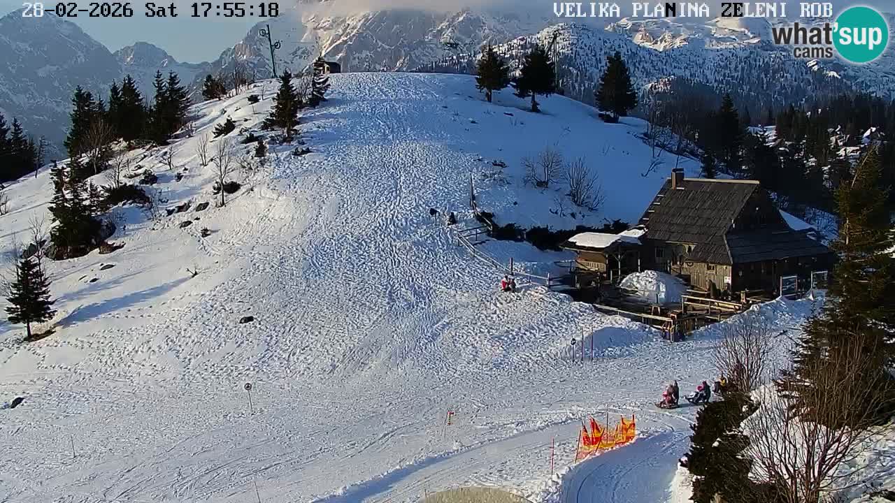 Zeleni Rob – Webcam live | Velika Planina