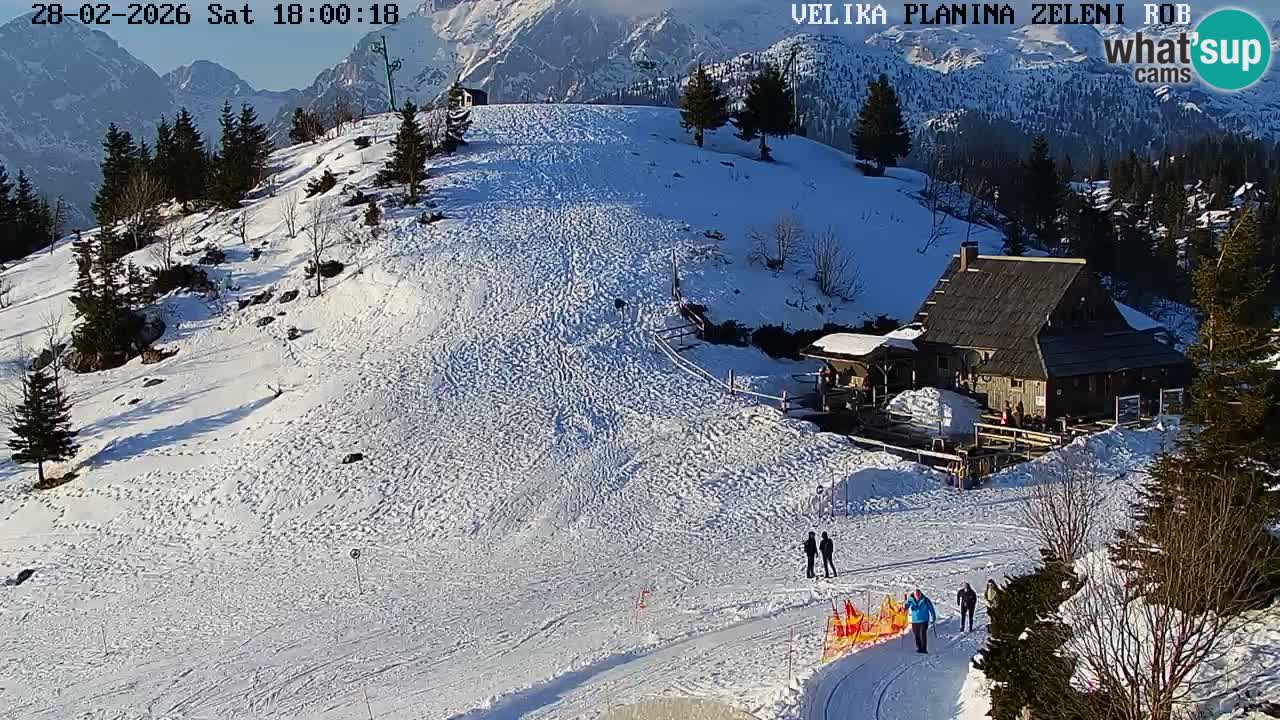 Zeleni Rob | Web kamera Velika Planina