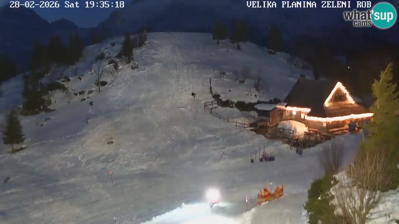 Zeleni Rob | Webcam live Velika Planina