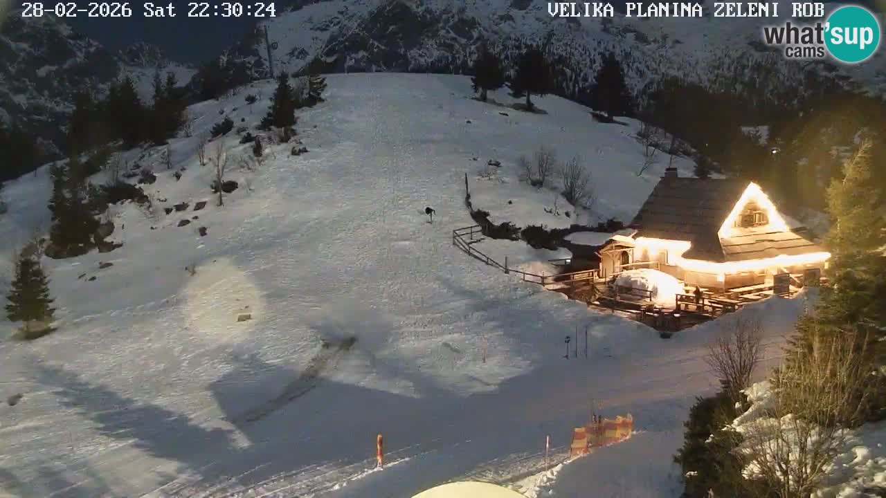 Zeleni Rob – Webcam live | Velika Planina