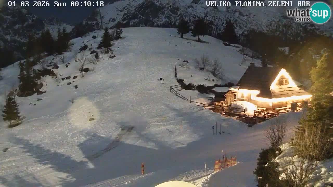 Zeleni Rob – Webcam live | Velika Planina