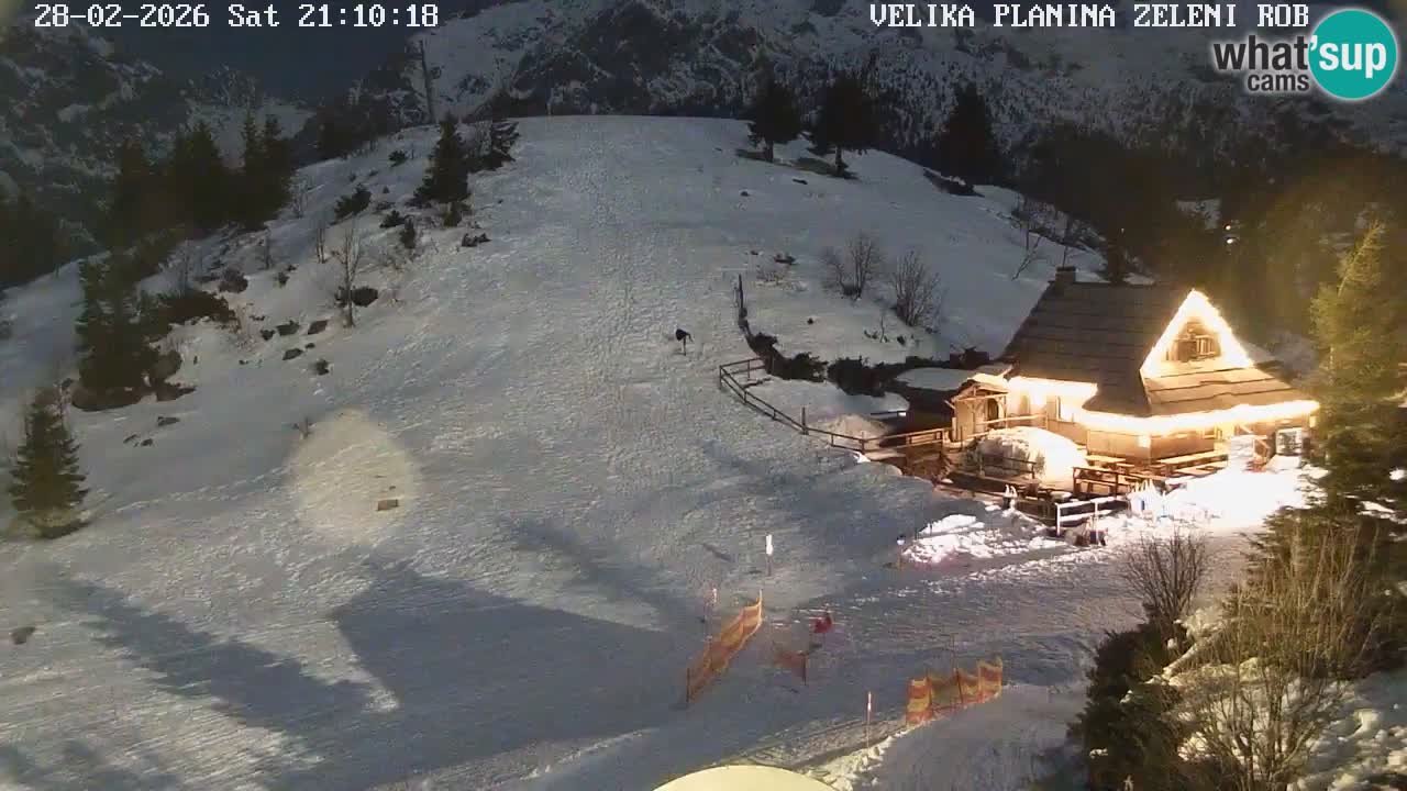 Zeleni Rob – Webcam live | Velika Planina