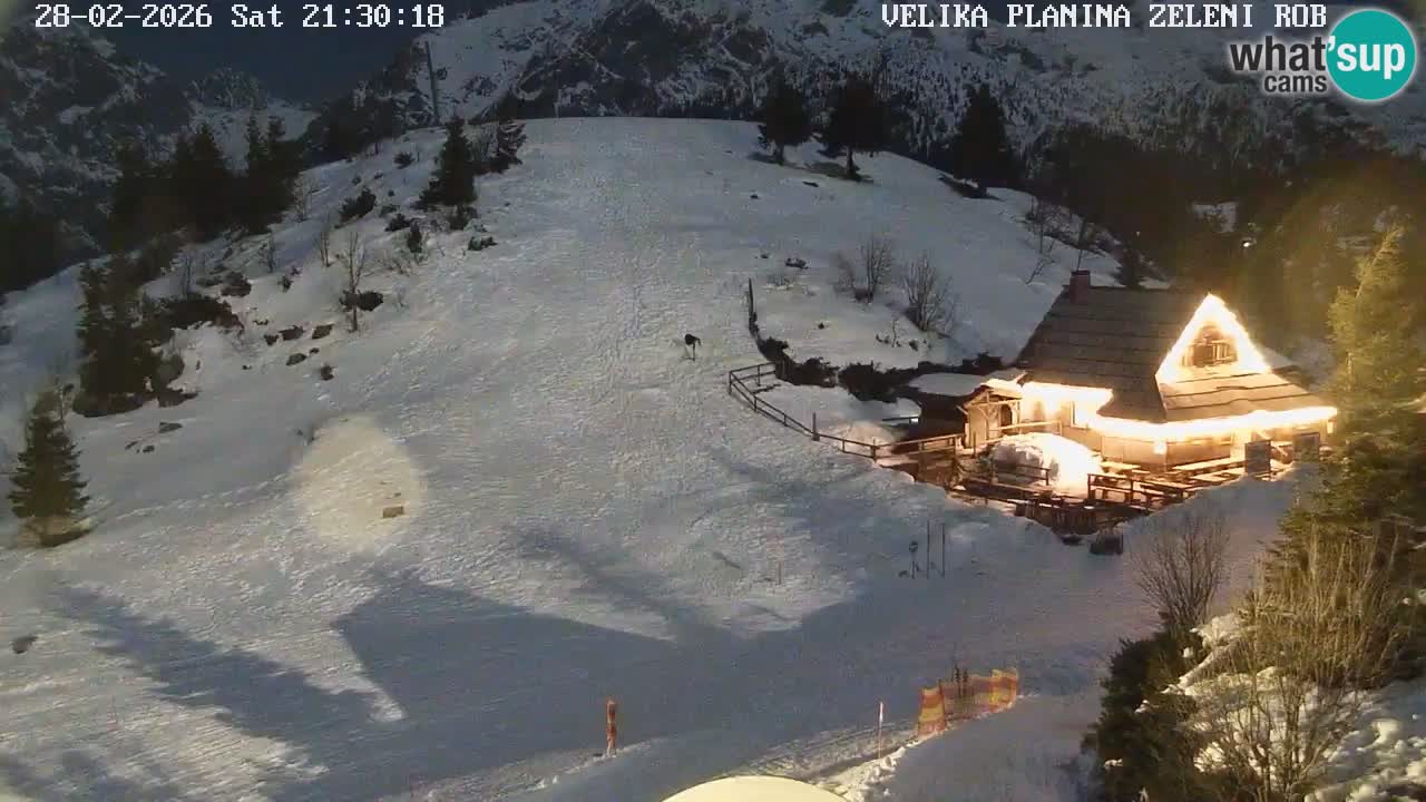 Zeleni Rob – Webcam live | Velika Planina