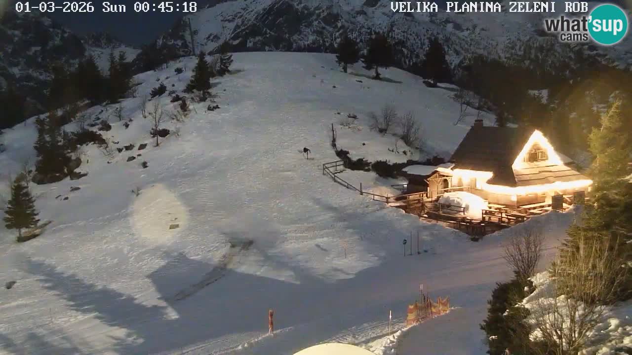 Zeleni Rob – Webcam live | Velika Planina