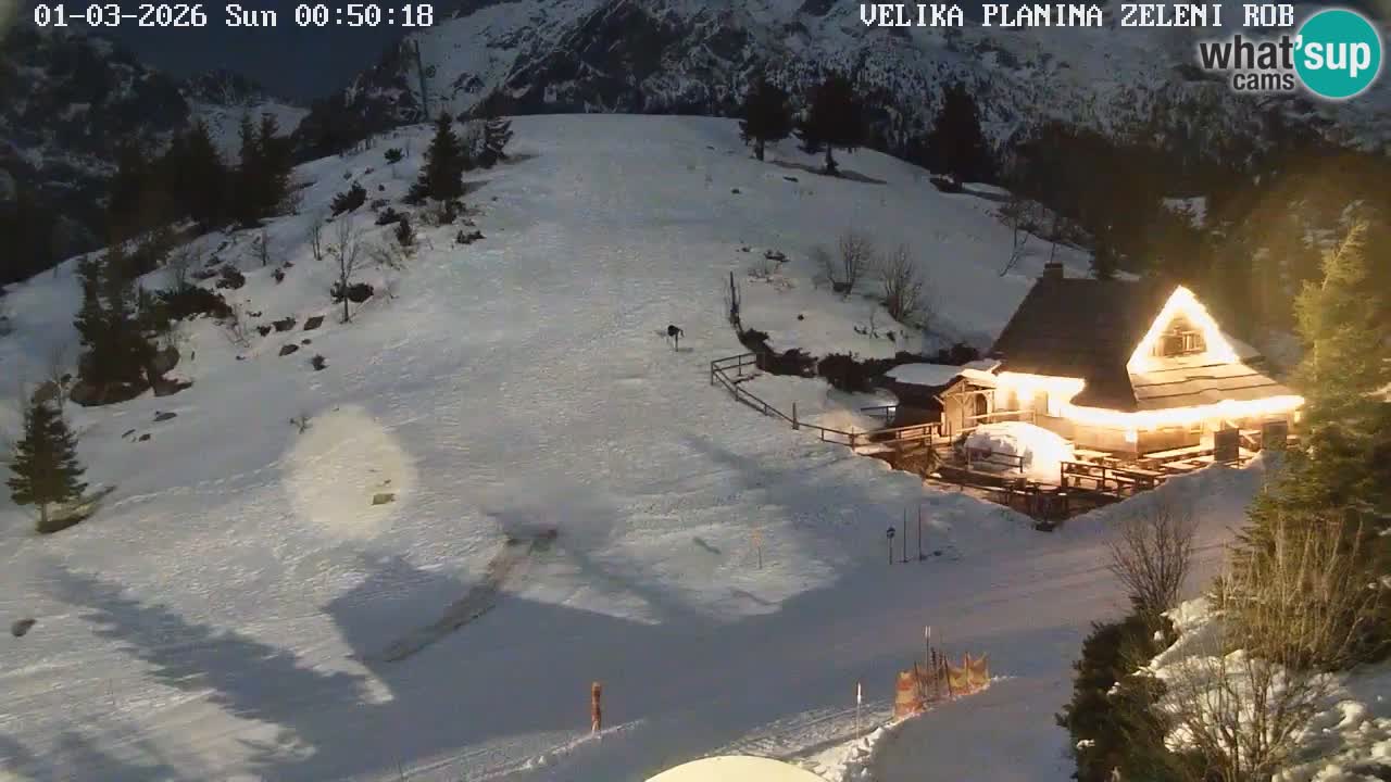 Zeleni Rob – Webcam live | Velika Planina
