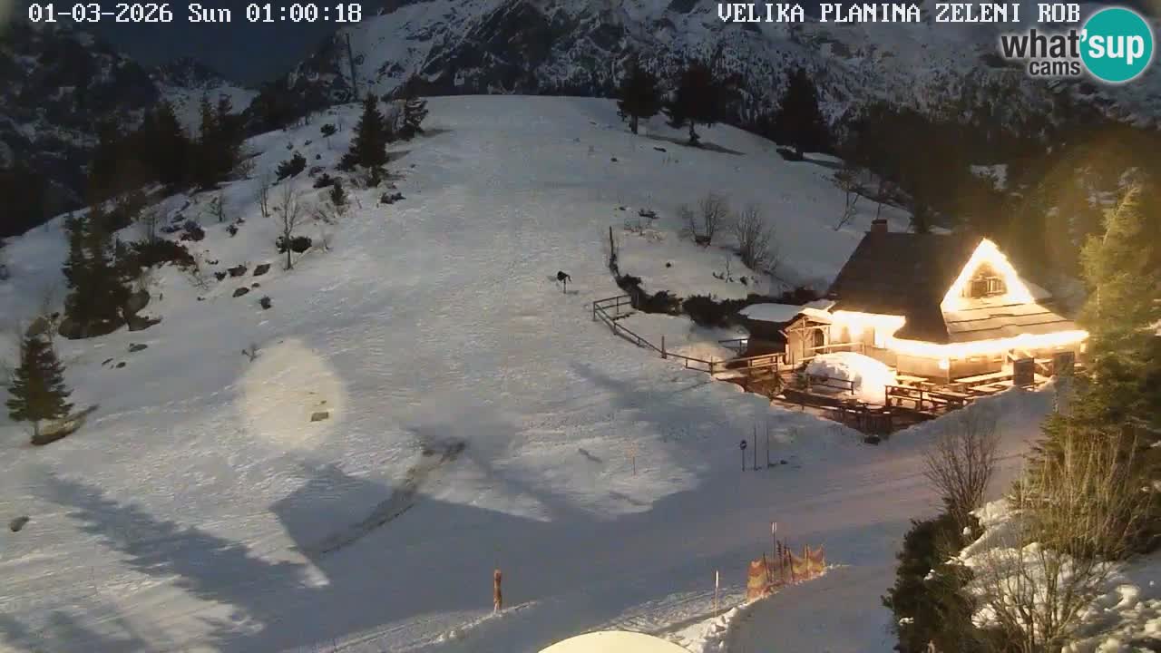 Zeleni Rob – Webcam live | Velika Planina