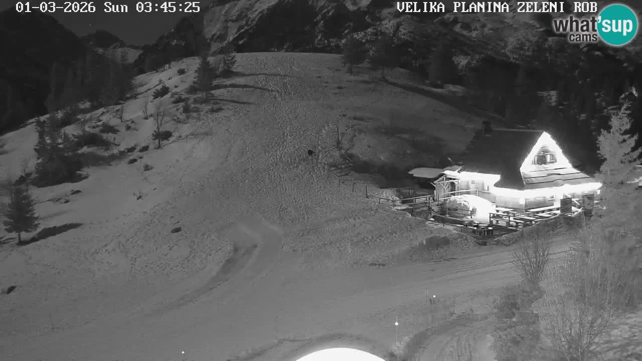 Zeleni Rob – Webcam live | Velika Planina