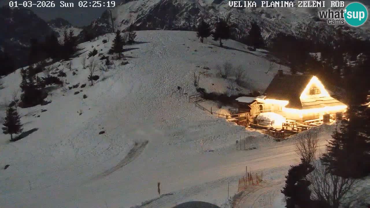Zeleni Rob | Webcam live Velika Planina