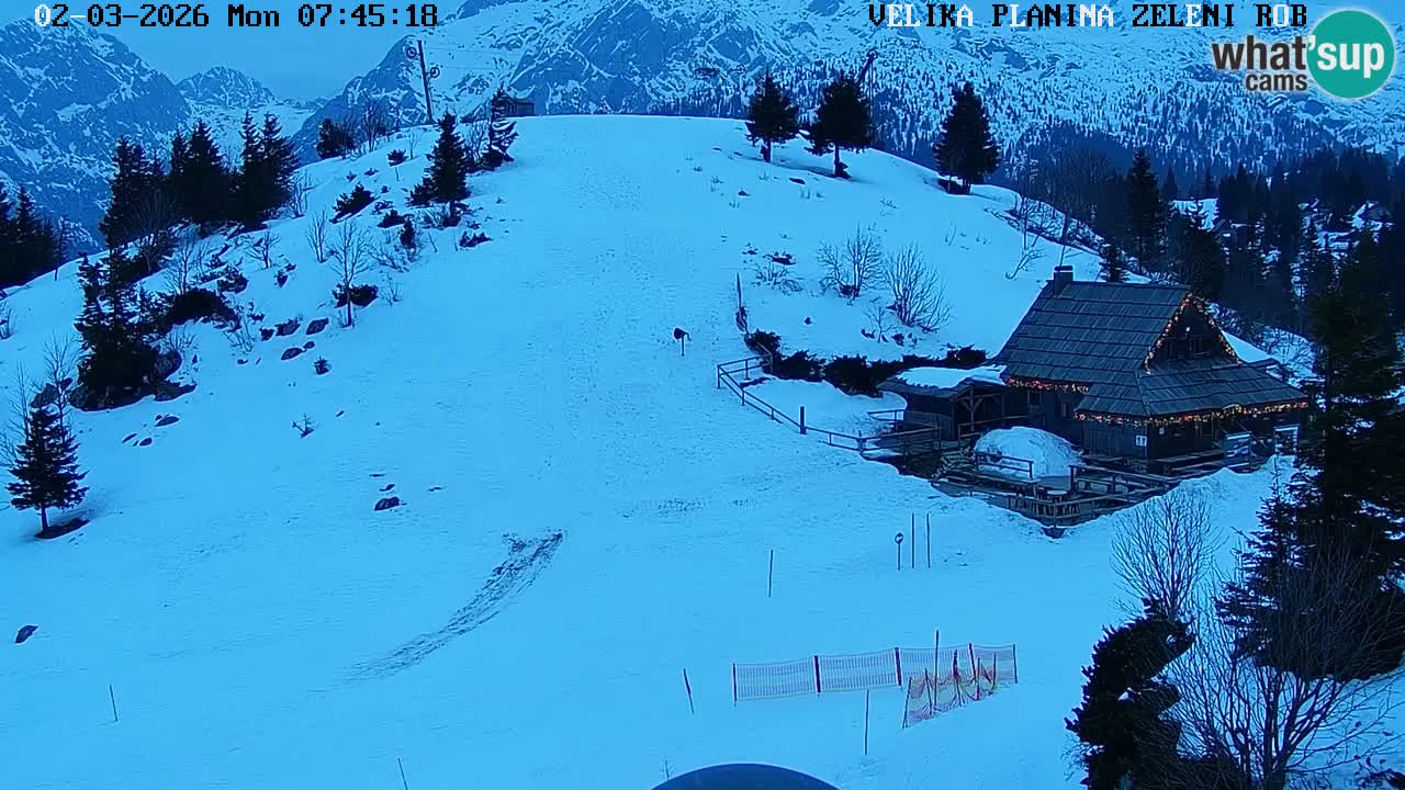 Zeleni Rob – Webcam live | Velika Planina