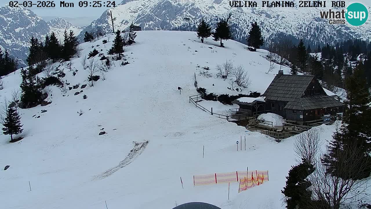 Zeleni Rob – Webcam live | Velika Planina