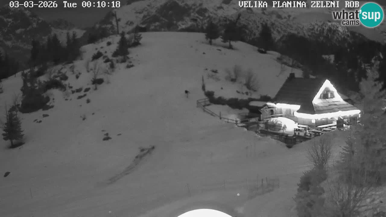 Zeleni Rob – Webcam live | Velika Planina