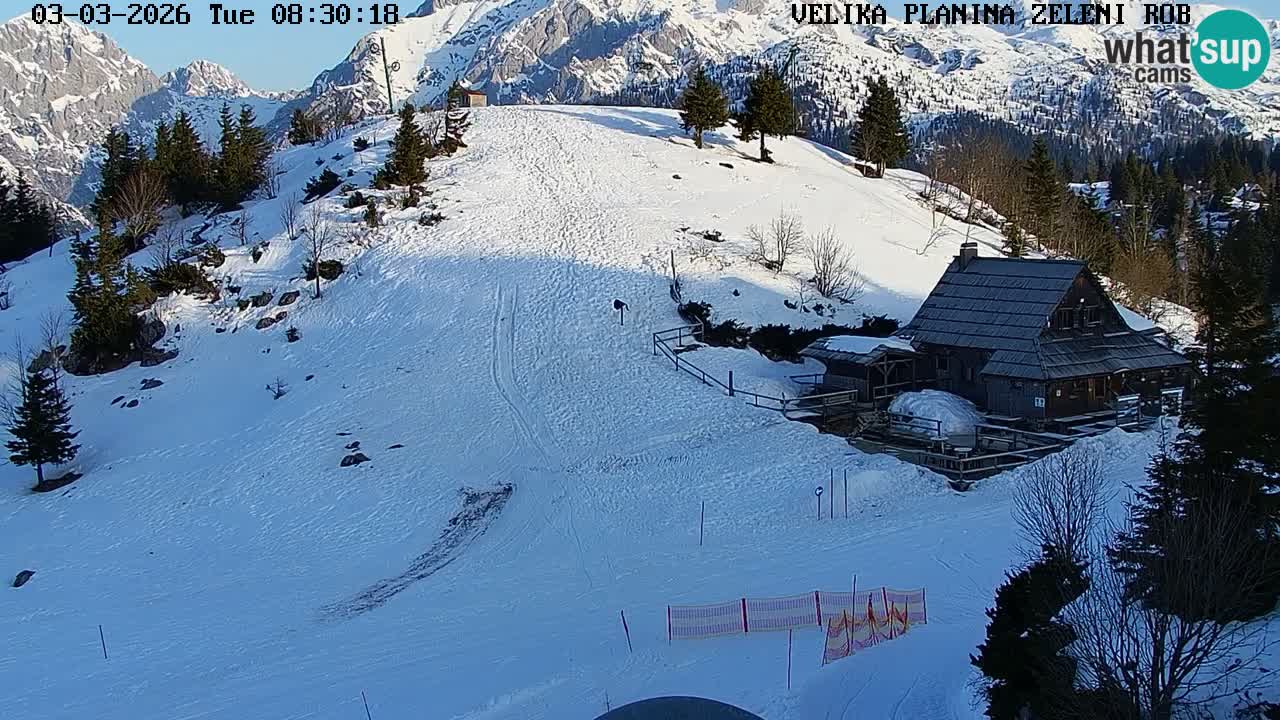 Zeleni Rob – Webcam live | Velika Planina