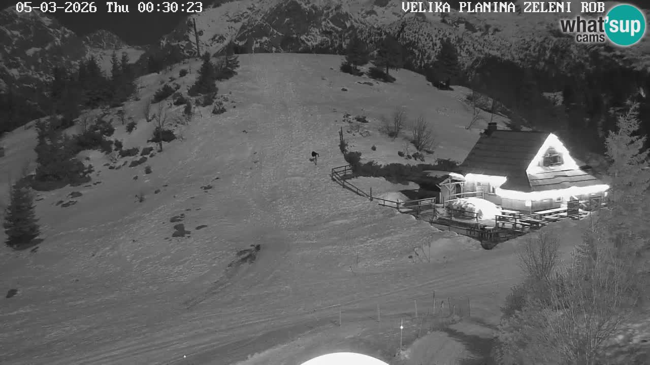 Zeleni Rob – Webcam live | Velika Planina