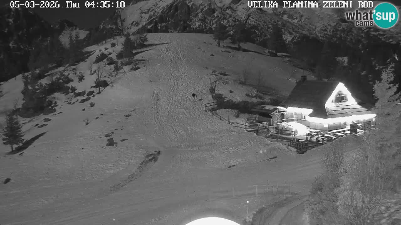 Zeleni Rob – Webcam live | Velika Planina