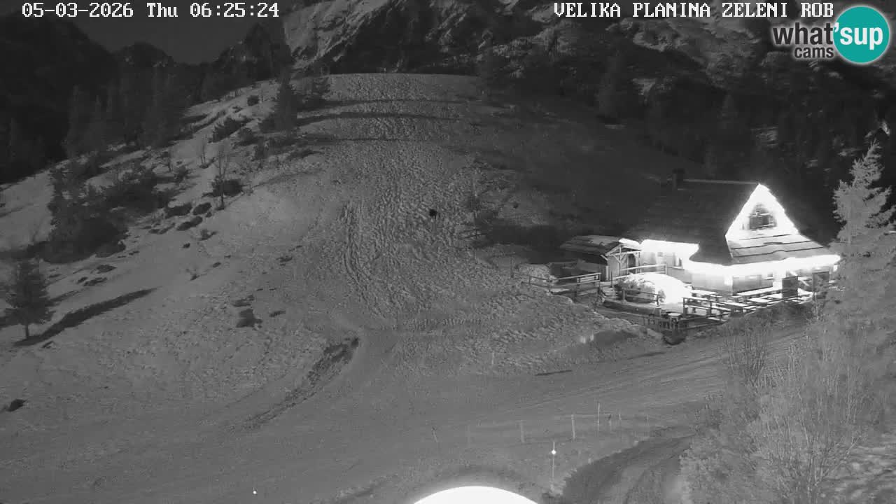 Zeleni Rob | Webcam live Velika Planina