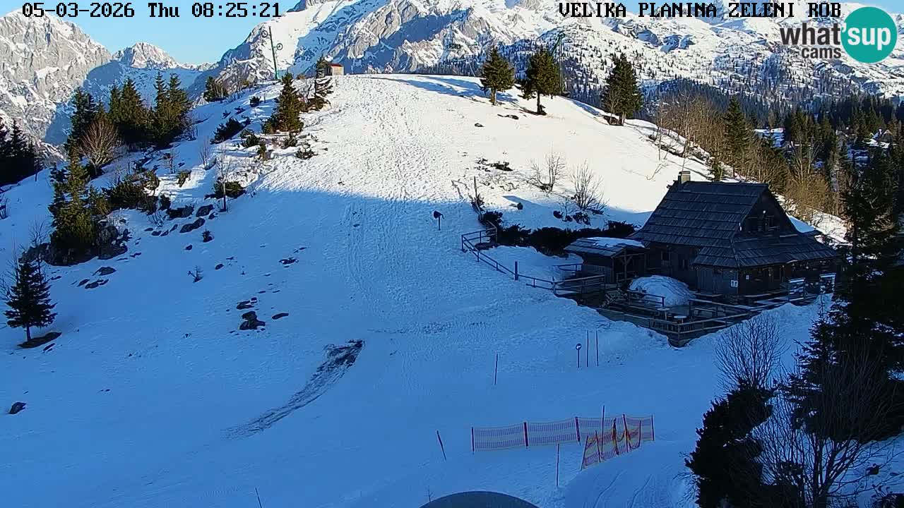 Zeleni Rob – Webcam live | Velika Planina