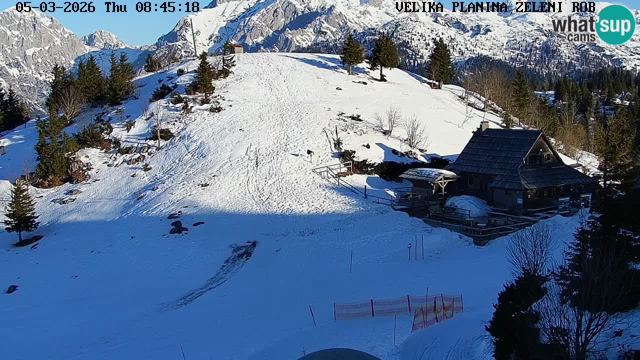 Zeleni Rob – Webcam live | Velika Planina