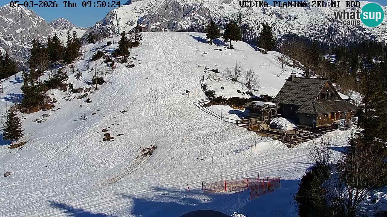 Zeleni Rob | Webcam live Velika Planina