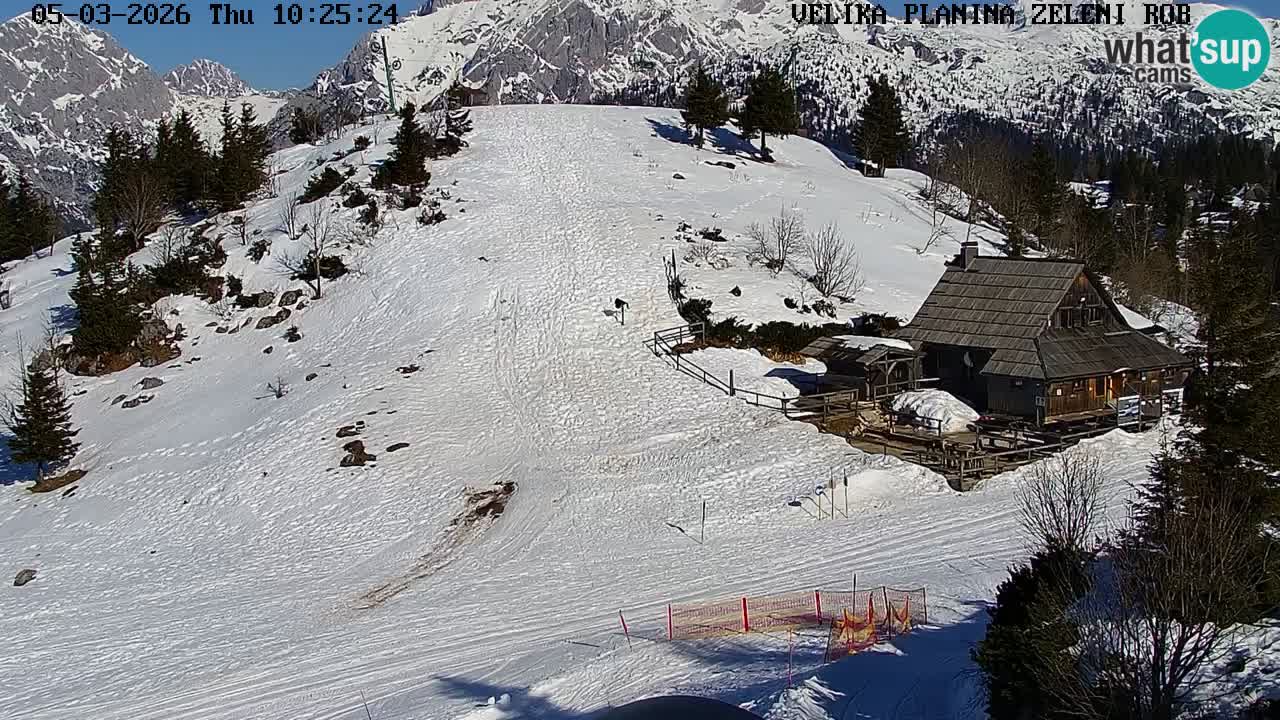 Zeleni Rob – Webcam live | Velika Planina