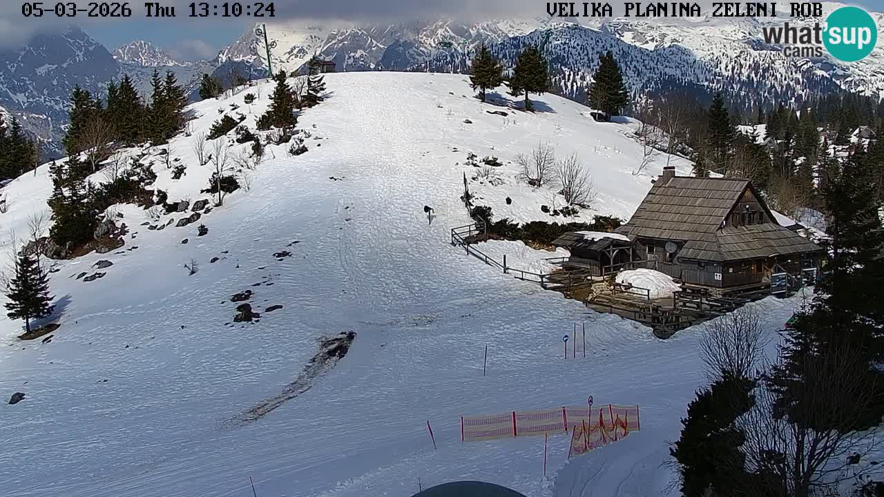 Zeleni Rob | Webcam live Velika Planina