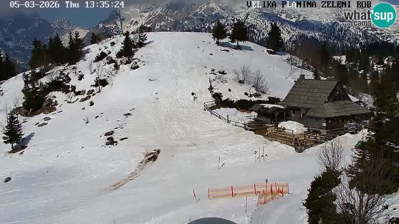 Zeleni Rob – Webcam live | Velika Planina