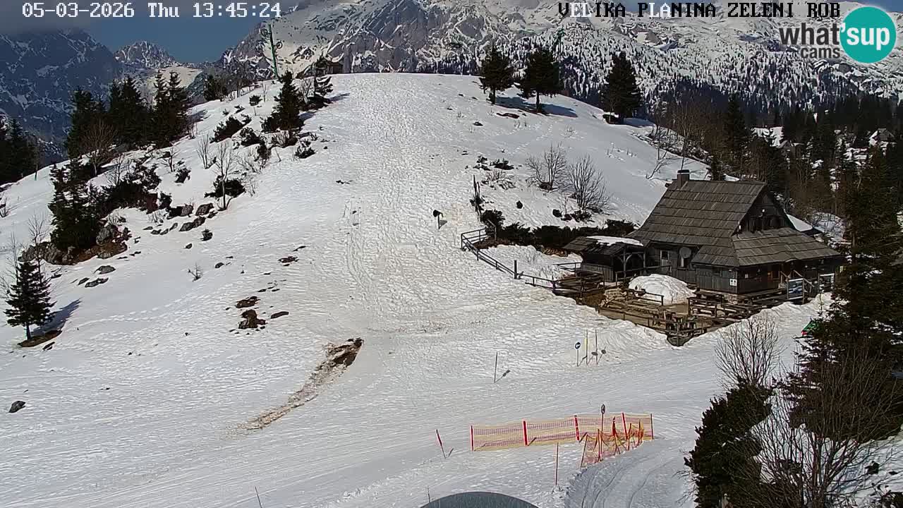 Zeleni Rob – Webcam live | Velika Planina