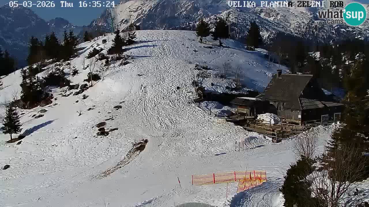 Zeleni Rob – Webcam live | Velika Planina