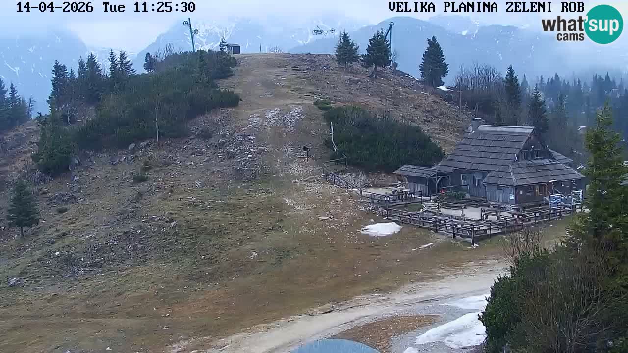 Zeleni Rob | Web kamera Velika Planina