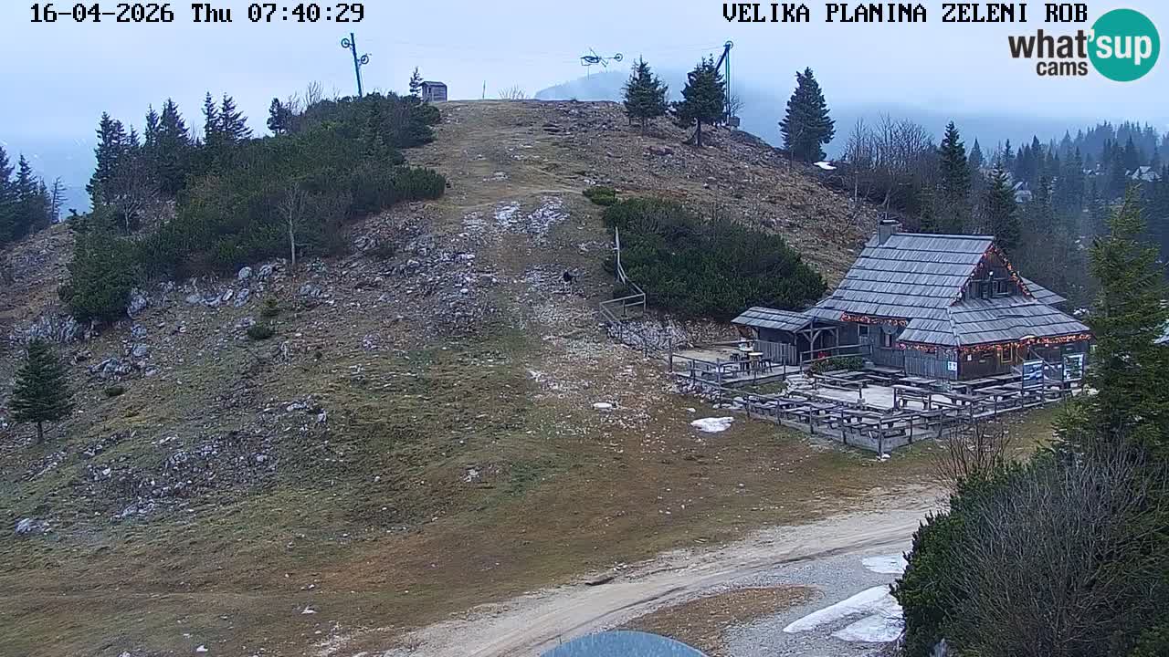 Zeleni Rob – Webcam live | Velika Planina