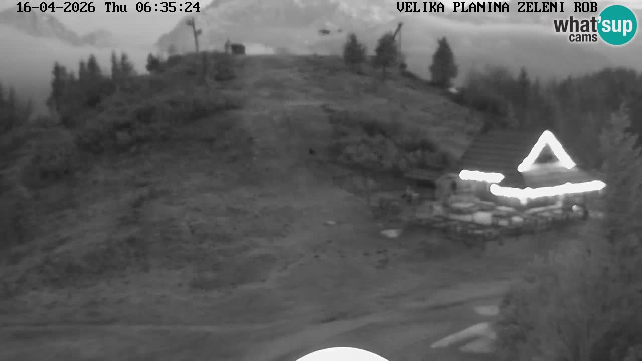 Zeleni Rob – Webcam live | Velika Planina