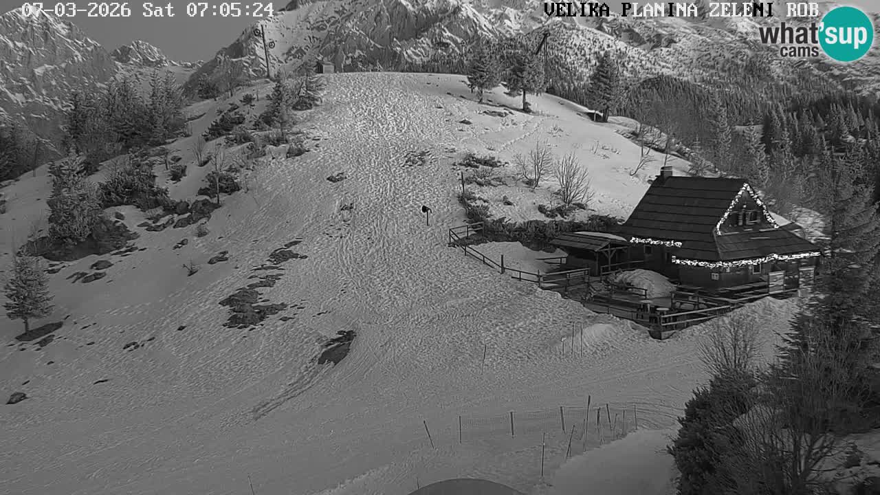Zeleni Rob – Webcam live | Velika Planina