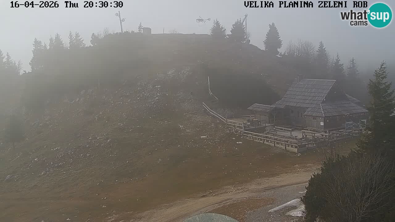 Zeleni Rob | Web kamera Velika Planina